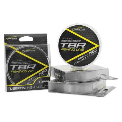 Monofilo lenza e mulinello  TUBERTINI TBR MONOFILAMENT MT.150 D.0,203 MM - Articoli Pesca