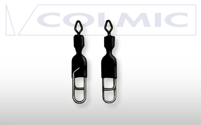 Girelle moschettoni stopper e perline  COLMIC HEAT SHRINKING RUBBER + FAST CLIP  - Articoli Pesca