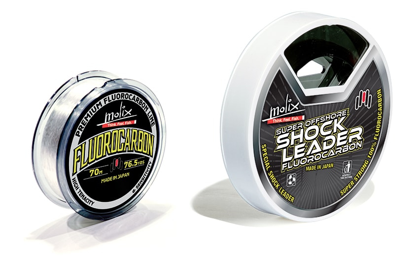 Monofilo lenza e mulinello  MOLIX Super Offshore Shock Leader FC 50LB( 25 m-27.34 yds ) ø 0,60mm 25 MT - Articoli Pesca