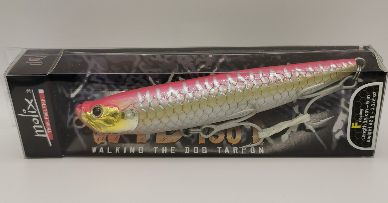 Esche, pasture, pellet  MOLIX WTD 150T col. Striped Pink - Articoli Pesca