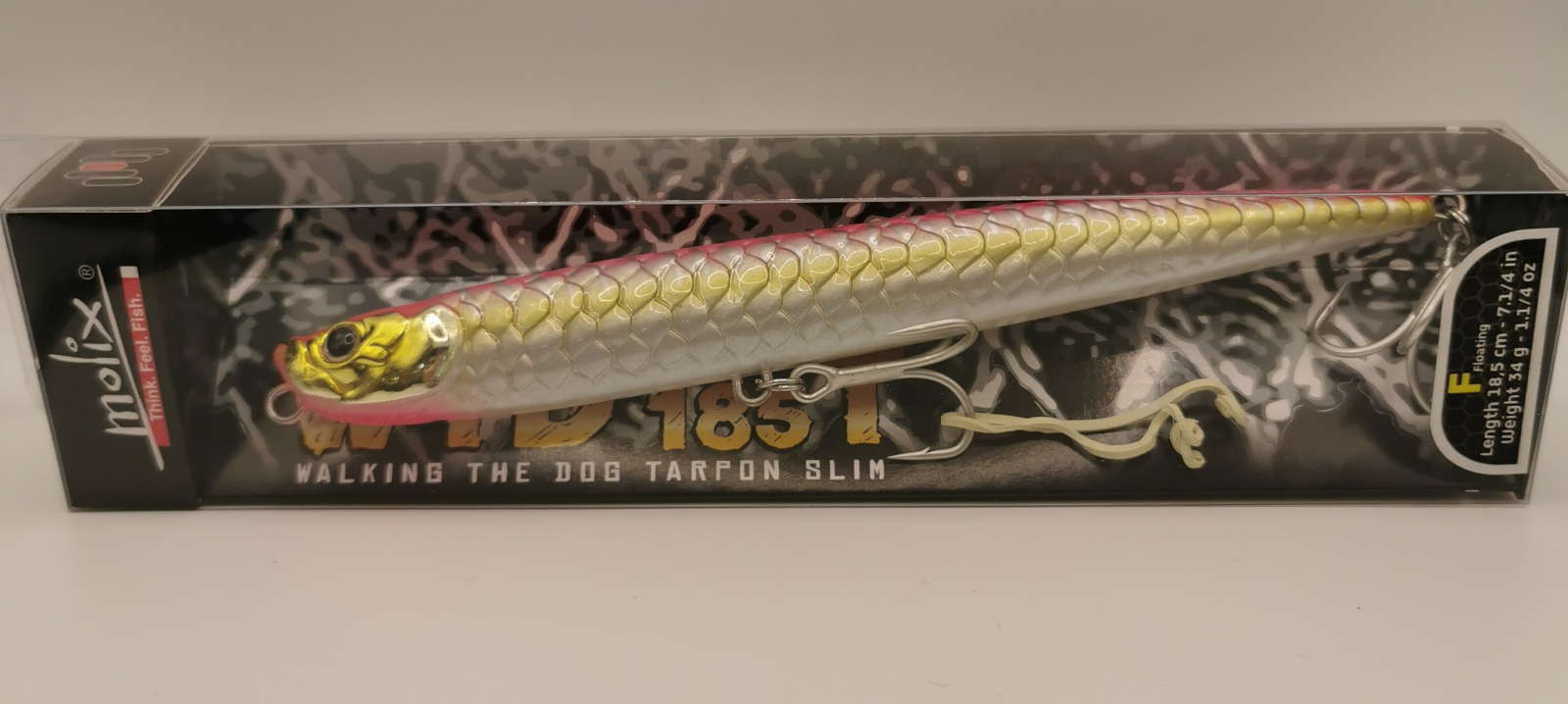 Casting  MOLIX WTD 185T Slim col. Striped Pink - Articoli Pesca