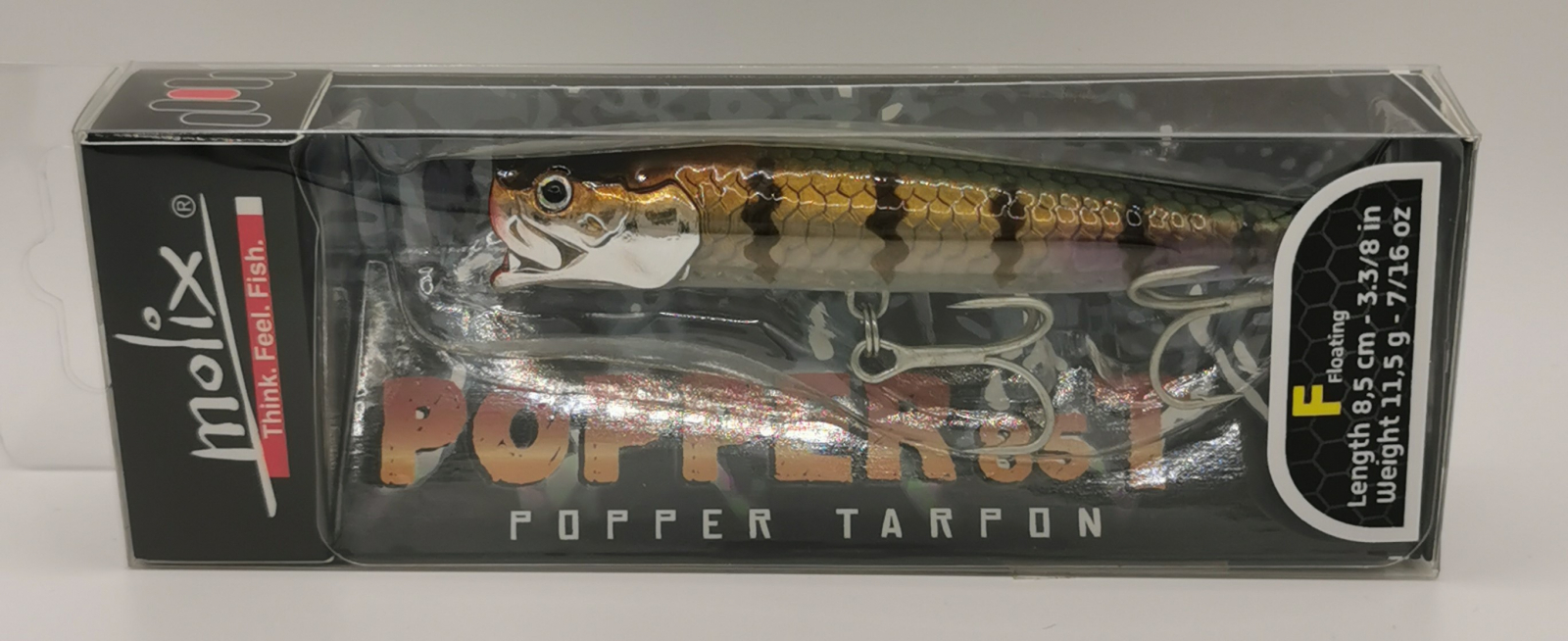 Esche, pasture, pellet  MOLIX Popper 85T col. Ghost - Articoli Pesca