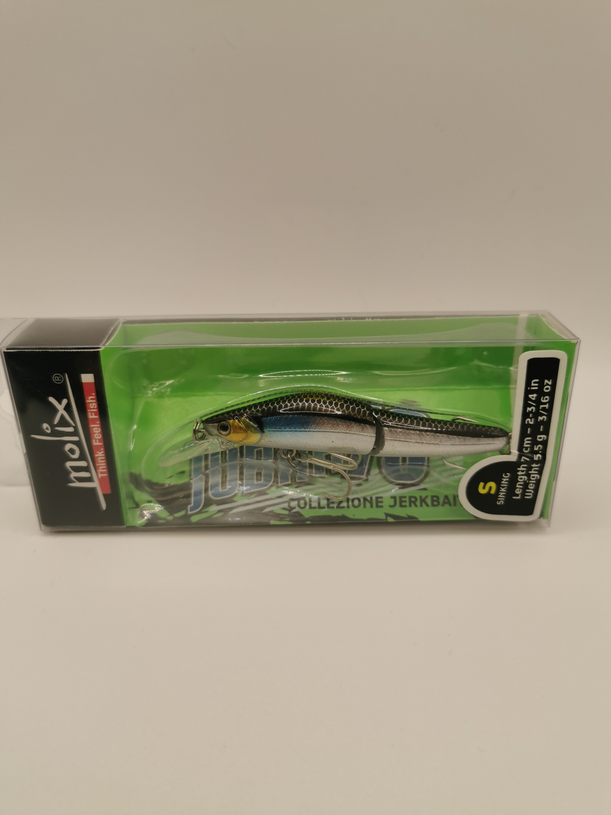 Esche, pasture, pellet  MOLIX  Jubar 70 Sinking col. MX Holo Shad - Articoli Pesca