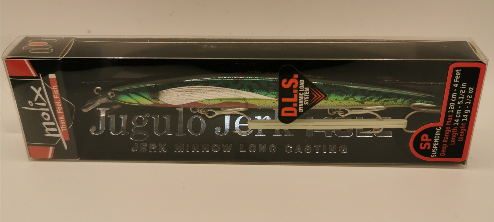 Esche, pasture, pellet  MOLIX Jugulo Jerk 140 LC col. Bloody Green Mackerel - Articoli Pesca