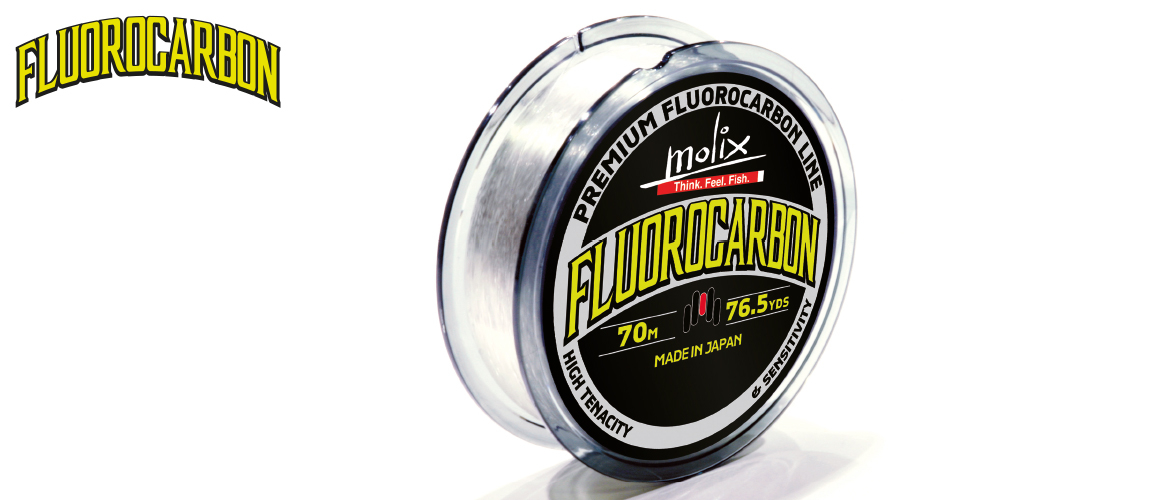 Fluorcarbon  MOLIX Fluorocarbon 12 Lb 70 m 76,5 yds Ø 0,308 mm - Articoli Pesca